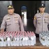 Polres Lamongan Sita Ratusan Botol Arak Bali Milik Warga Babat