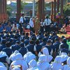 Hari Pertama Masuk Sekolah Ajaran Baru 2023/2024, 2.700 Pelajar se-Kota Mojokerto Gelar Doa Bersama