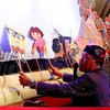 Kenalkan Seni pada Anak-anak, Ki Puguh Tampilkan Wayang Spongebob
