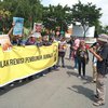 Kunjungan Presiden Jokowi ke Surabaya Disambut Aksi Demo Jurnalis