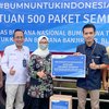 Satgas Tanggap Bencana Nasional BUMN Jatim Salurkan 1.000 Paket Sembako Bagi Korban Banjir