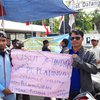 Tuntut Hak, Buruh PT Platinum Demo Perusahaan