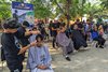 Unik, Cukur Rambut di Mojokerto Jadi Pilihan Berdonasi untuk Gempa di Cianjur