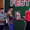 Tutup Festival Qasidah, Jokowi Nyanyikan 'Deen Assalam'-nya Nissa Sabyan