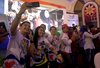 Caleg Artis Ramaikan Nobar Debat Capres di Surabaya