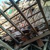 Atap Bangunan SMPN 2 Jambon di Ponorogo Roboh