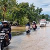 Jalur Utama Ponorogo - Pacitan Tergenang Banjir
